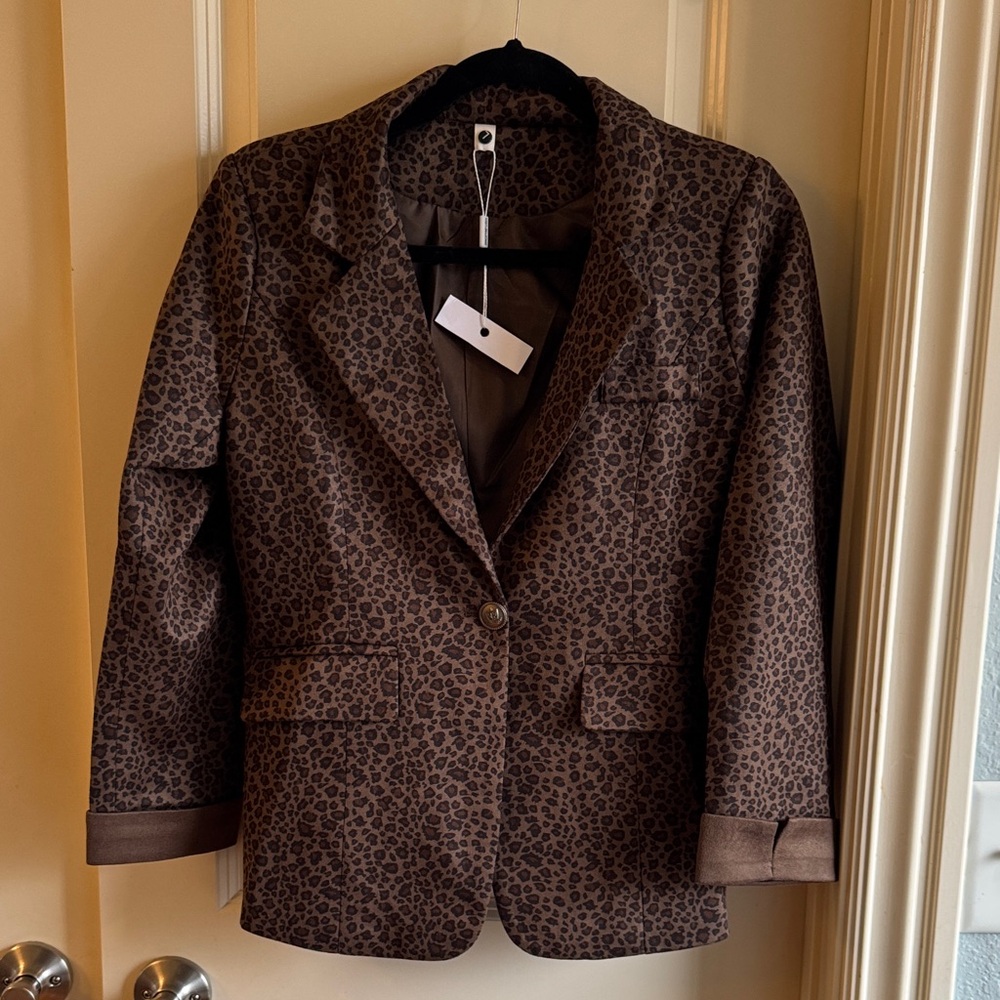 Leopard Jacket NWT - image 1